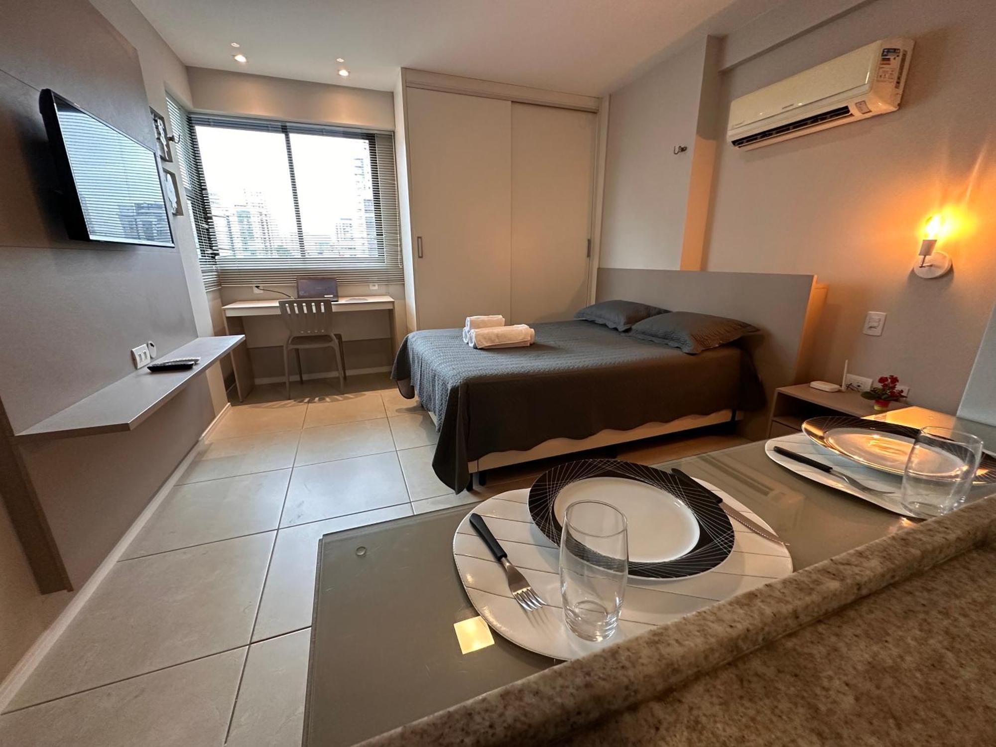Flat Localizado A 200m Shopping Recife, Bem Perto Da De Boa Viagem E Com Wi-fi 400mbps Apartamento *