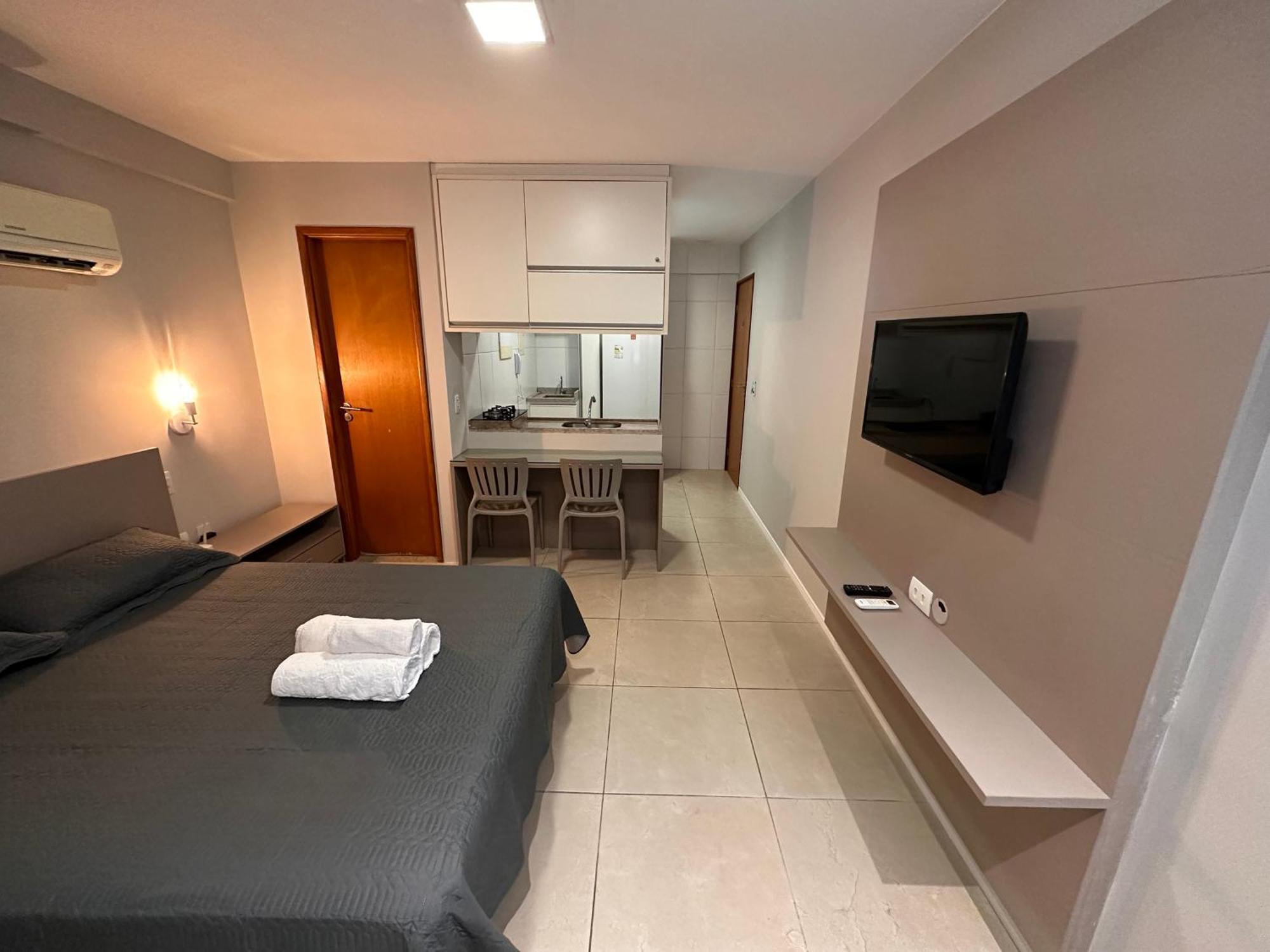 Flat Localizado A 200m Shopping Recife, Bem Perto Da De Boa Viagem E Com Wi-fi 400mbps Apartamento *