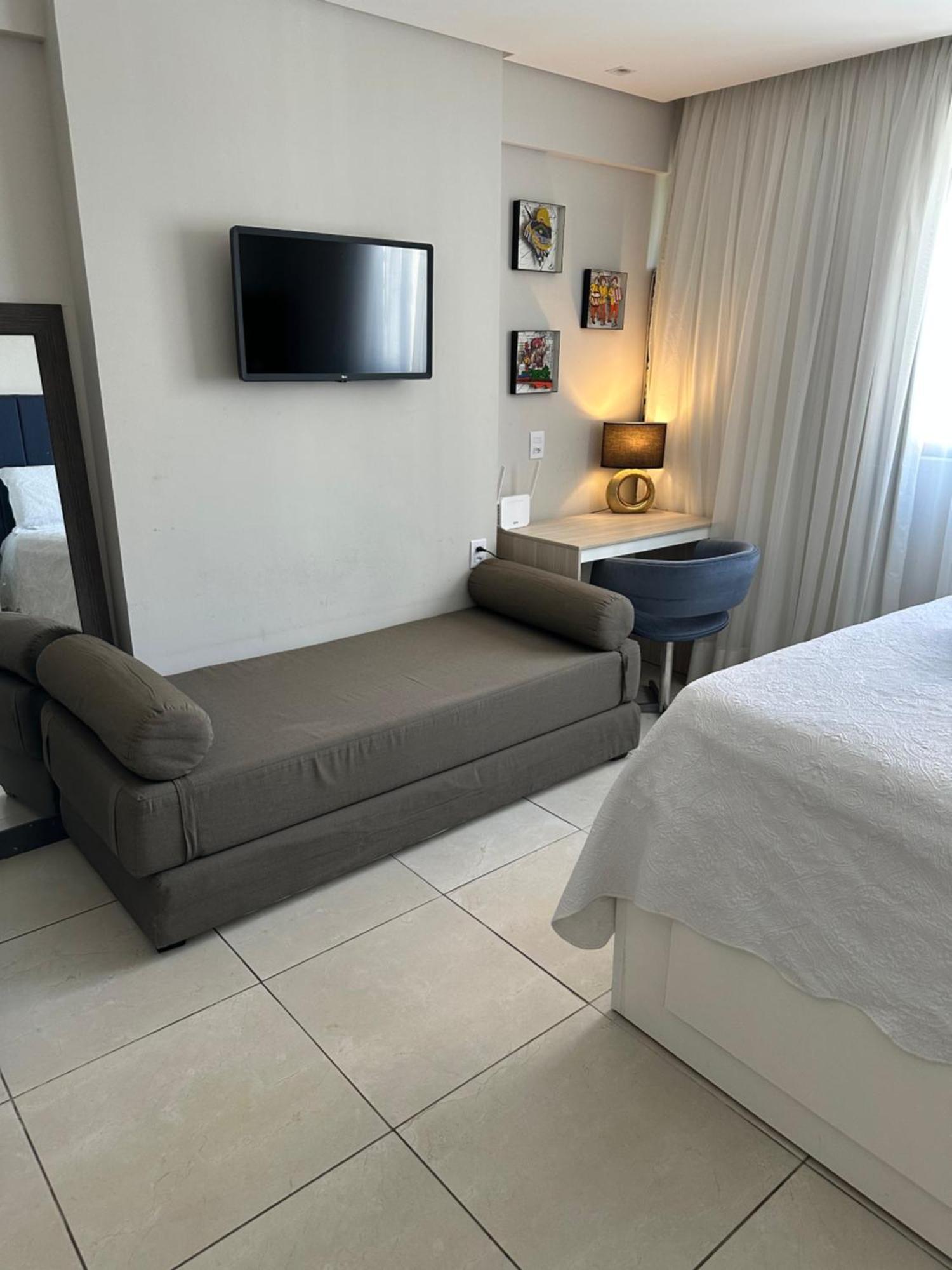 Flat Localizado A 200m Shopping Recife, Bem Perto Da De Boa Viagem E Com Wi-fi 400mbps Apartamento *